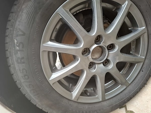 Vînt roți complete W ,jante aliaj cu amvelope de vara 195/65 r 15 - imagine 3