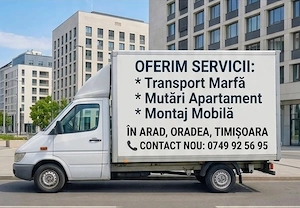 Servicii transport montaj mobilă 