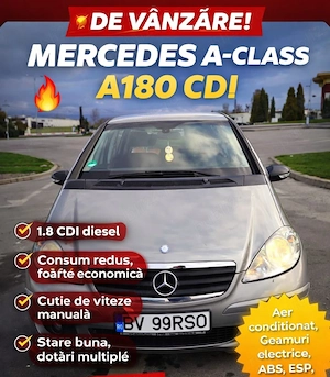 Vand Mercedes A 180 CDI