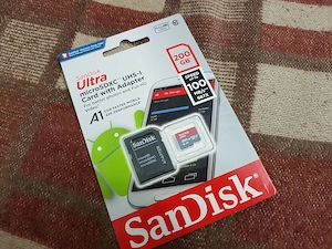 Card microSDXC original,marca Sandisk Ultra 200gb