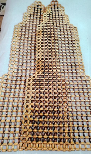 Huse auto cu bile de lemn masaj, relaxare, ventilatie - imagine 2