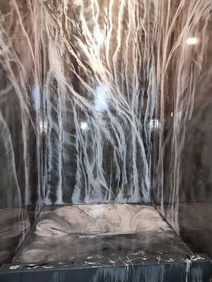 Pardoseli din rășină epoxidica și covor de piatră  - imagine 5