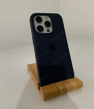 Apple iPhone 15 Pro, White Titanium, 128GB, Neverlocked, 86% Sănătatea Bateriei