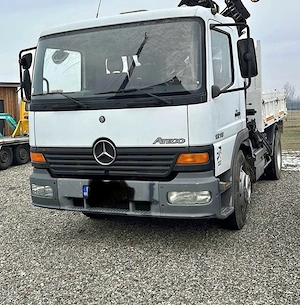 Vand Mercedes Atego de 12 tone cu Macara forestiera - imagine 3