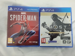 Jocuri ps4 Spiderman Spider man Spider-man si Ghost of Tsushima Director's Cut separat sau la pachet