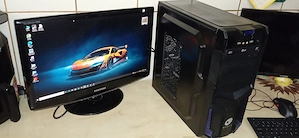 Pc i7 16gb + Monitor Samsung Hdd 500 gb placa video GT 730 2gb rami ddr3