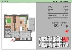 Apartament 2 camere, parc Tudor Arghezi, zona Metalurgiei  Aparatorii Patriei - imagine 2