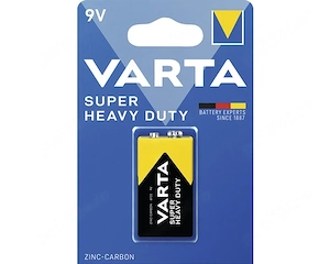Baterie Varta 9 Volti 10 Lei,set 2 baterii D sau C 10 Lei setul,set 4 baterii AA sau AAA 5 Lei setul