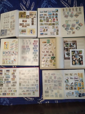 Vand colectie personala de timbre