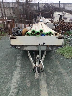 Remorcă Profesională SOLIDE 2000 kg, 2 Axe, Obloane Înalte, Înmatriculată  - imagine 4