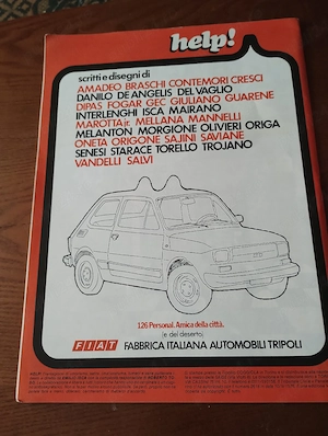 201. Revista Help nr 3, umor scris si caricaturi, ianuarie 1977, Italia - imagine 2