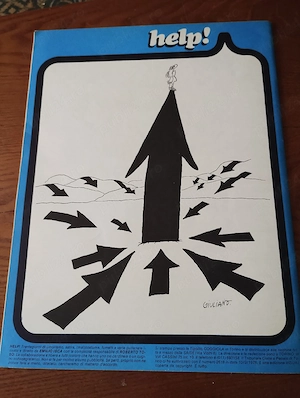 202. Revista Help nr 7, iunie 1977, umor scris și caricaturi, Italia  - imagine 2