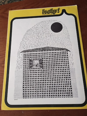 203. Revista Help nr 1, noiembrie 1976, umor scris di caricaturi, Italia - imagine 2