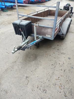 Remorcă Profesională SOLIDE 2000 kg, 2 Axe, Obloane Înalte, Înmatriculată RO - imagine 5