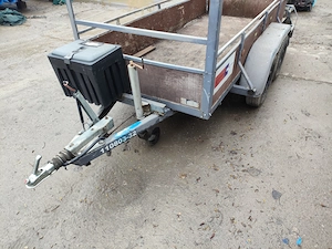 Remorcă Profesională SOLIDE 2000 kg, 2 Axe, Obloane Înalte, Înmatriculată RO - imagine 3