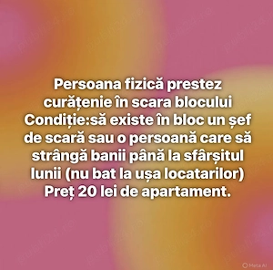 Curățenie scară de bloc 