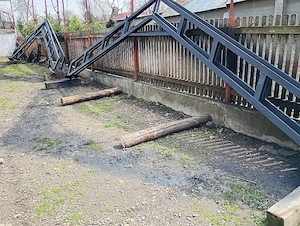 4 ferme de 5,5m si 8 stalpi  hala magazin depozit service auto 