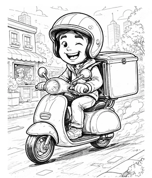 Curier cu scuter propriu prestez diverse servicii rapid prin traficul din București.  4h zi