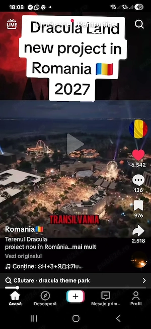 vand teren langa Disney Dracula Snagov 1300 mp deschidere 17 ml la 20000 euro la apa lac  - imagine 14