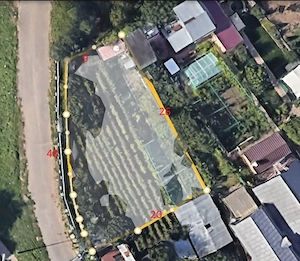 400 mp teren intravilan , deschidere 40 m