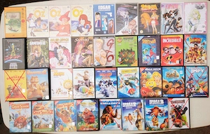 DVD desene animate filme craciun disney pixar manga anime strumfii looney tunes scooby doo tom jerry