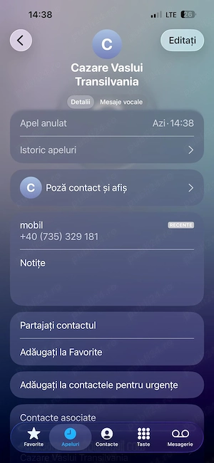 Feritiva de acest număr! Astăzi am rezervat un apartament pentru vacanta și am fost tepuita