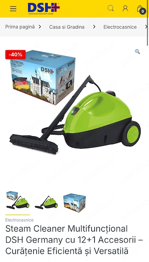 Multifunctional steam cleaner 