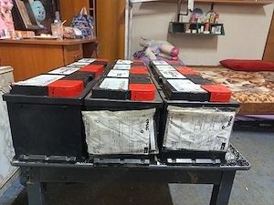 Vand 6 baterii auto noi 90 Ah 12 V - imagine 3