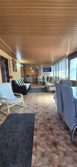 Casa modernă complet mobilata  cu teren generos 1100 mp