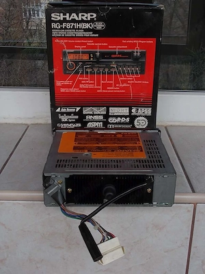Radio casetofon auto SHARP RG-F871(BK),cutie originala,manual de utilizare JAPAN - imagine 5