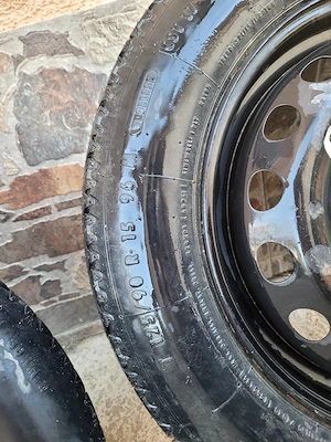 vand 2 roți de rezervă 125  90 R15 - imagine 3