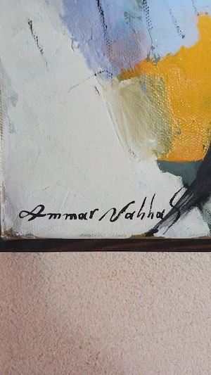 Vînd tablou "Mierlă"de Ammar Alnahhas  - imagine 3