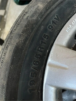 jante wv cu cauciucuri 90%  - imagine 2