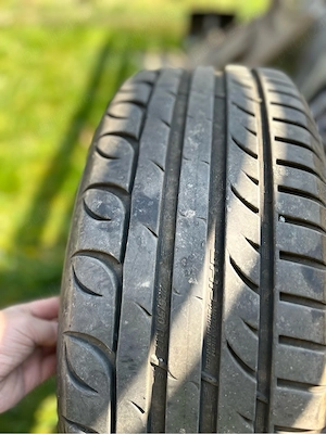 Jante roți R17Audi A4 B8 225/50 R17 originale si anvelope de vara  - imagine 4