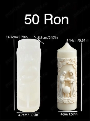 Matrițe silicon pentru lumânări 