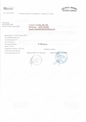 Dacia Duster 1.5 dCi Prestige 4WD - imagine 10