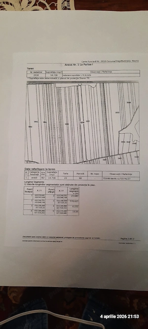 Proprietar vind teren agricol 4900mp, sat Călinești, com Mischii, Dolj - imagine 2