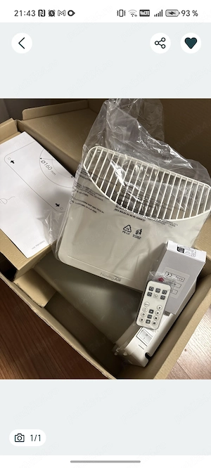 Recuperator de caldura descentralizat ceramic NovingAIR PRIMO Active 1