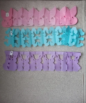 Decoratiune ghirlanda 3D de agățat de Paste, NOUA, AMBALATA