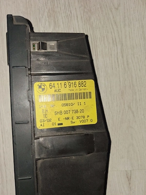 Panou clima BMW E46 original climatronic functional - imagine 3