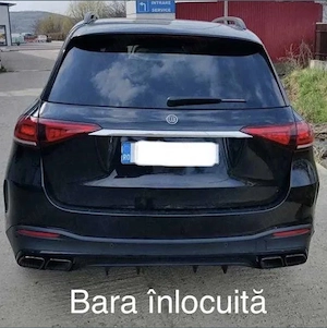 Difuzor bară spate Mercedes GLE W167 AMG GLE 580 2020+ ORIGINAL - imagine 6