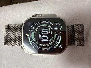 Apple Watch Ultra 2 64GB Cellular Titan + brățară originală din titan, baterie 97%   2.200 lei