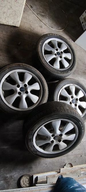 Jante originale fiat + cauciucuri 185/55 R15
