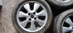 Jante originale fiat + cauciucuri 185/55 R15 - imagine 3