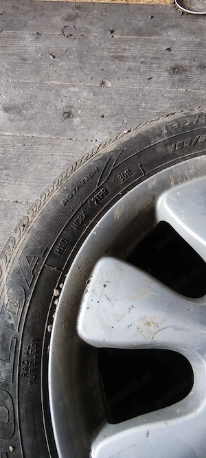 Jante originale fiat + cauciucuri 185/55 R15 - imagine 5