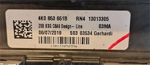 Grila radiator originala Audi A6 C8 ( 2019-2025 ) - imagine 4