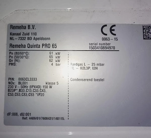 Centrala pe gaz 61 kw