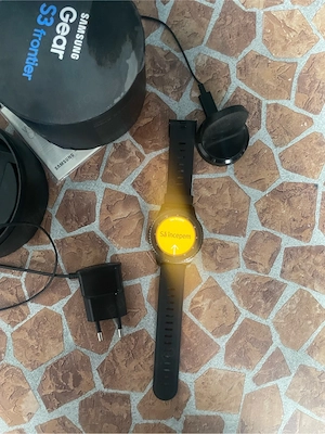 Samsung Gear S3 Frontier  COMPLET (cutie + încărcător) stare bună - imagine 2