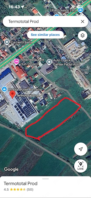 Vand teren Extravilan in Gherla 6500 mp