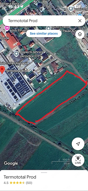 Vand teren Extravilan in Gherla 6500 mp